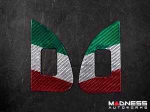 Alfa Romeo Giulia Door Trim - Window Switch Trim Kit - Carbon Fiber - Italian Theme - Feroce Carbon